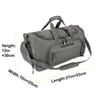 Duffel Bags 50L Travel Sports Bags Foldable Gym Bag Carry-on Luggage Duffle Bag With Shoes Compartment for Men Women 6 Colors 231214