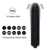 Vibratorer 10 st 10 Frekvenskula Vibrator Mini Masturbator Jump Egg Vuxen Sexprodukter Trådlös tyst onani Vibrator 231214