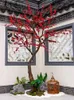 Decoratieve bloemen gesimuleerde pruimenboom Wax Jaarwens Muurhangende tak