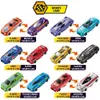 Ander speelgoed Transracers 1pcs 2 in 1 Transforming Sports Car Toy Flip Action Figures Voertuig Mini Pocket Gifts Verjaardag Kind Cadeau 231214