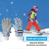 Sports Gloves Thermal Ski Waterproof Thickened Gloved Padded Warm Winter Gear For Snowboarding Skiing Mountaineering Running Boys 231213