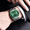 Pagani design água fantasma retro luminosa mãos moda diamante display masculino relógios de pulso mecânicos relógio superior masculino2347