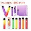 Authentique JAM KING 600 1500 BC5000 Ti8000 elfbar Vape Pen Jetable Saveur de Cigarette vaper desechables Savage Vape bouteille de cola 8000 Max Cup 6000 vape poco bang vape