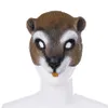 Halloween påskdräkt Party Mask Squirrel Face Masks Cosplay Masquerade för vuxna män kvinnor pu masque hna17012256s
