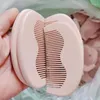 Pinceaux de maquillage Mode Mini Bois Brosse À Cheveux Peignes Portable Pratique Peigne En Bois De Santal Avec Sac Cadeau Rose Pour Femmes Filles Cadeaux De Vacances