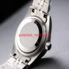 2023 Yeni Siyah Dial Lady İzle 28mm Elmas Çerçeve Paslanmaz Çelik Otomatik Mekanika Safir Perpetual Women Wristwatches296E