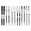 Gelpennor 12PCSpack Ink Pen Studenter Examinera Enkla barn som skriver Press School Office Stationery Supplies 231213