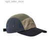 ボールキャップ高速乾燥デザイナー野球帽子カモフラージ5パネル野球帽子帽子帽子ヒップホップ父親の男性女性YQ231214