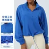 Camisas ativas Yoga Casual Sports Coat Outdoor Running Training Shirt Zipper Top