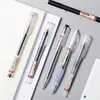Gelpennor 12PCSpack Ink Pen Studenter Examinera Enkla barn som skriver Press School Office Stationery Supplies 231213