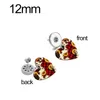 Dangle Earrings LOVE MOM Sunflower Happy Easter 12mm 18mm Snap Button Heart Acrylic Eardrop Ear Stud DIY Jewelry R1850