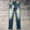 Designer Jeans Mens Denim Embroidery Pants Fashion Holes Trouser US Size 30-38 Hip Hop Distressed Zipper trousers For Male 2023 Top Sell