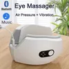 Eye Masseur Masseur pour les yeux de mode Instrument de massage des yeux pour enfant Double pression d'air Massage Compresse soulager la fatigue oculaire 5V1A rechargeable 231213