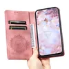 Lederen portemonnee hoesjes zuigen magnetische automatisch sluitende lederen flip cover voor Samsung Galaxy S24 Ultra S23 Pixel 8 Pro 7A iphone 15 14 13