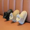 Laarzen Winter Mode Katoen Voor Jongens Platte Pluche Kinderen Indoor Home Schoenen Antislip Baby Meisje Pluizige Cartoon Beer Sneeuw