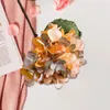 Decoratieve bloemen namaak voor gebruik buitenshuis Realistisch gesimuleerde hortensia Home Decor Bruiloften Vervagingsbestendige kunstbloemplant