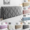 Bedspread Bed Headboard Slipcover Protector Dustproof Thicken Bed Head Cover Comfortable Headboard Cushion Cover Solid Color Bedroom Decor 231214