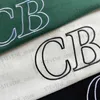 Camisetas para hombres 2023ss Cole Buxton bordado camiseta hombres mujeres 1 1 versión superior negro blanco verde camiseta casual CB tee T231214