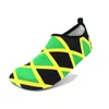 Waterschoenen Waterschoenen voor dames en heren Sneldrogend Zwemmen Strandschoenen voor buiten Surfen Yoga Oefening Jamaica Vlag Caribbean Reggae Rasta 231213