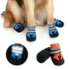 Chaussures de protection pour animaux de compagnie moyen et grand chien antidérapant imperméable chiens couverture chaussettes bottes à semelles souples en plein air Botas Dla Psa Perros Chien 231213