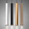 Pendant Lamps Nordic Modern Led Chandelier AC220V 7W 12W COB Creative Single Head Spotlight For Interior Living Room Bedroom Decoration