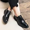 Scarpe eleganti Abito da uomo in pelle Britannico Versatile Sposo Matrimonio Versione coreana Trendy Business appuntito