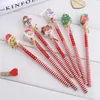 Pencils Christmas 2448pcs Cute Children's School Supplies Writing Stationery With Erasers Creative Gifts Students' 231213