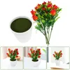 Dekorative Blumen, Zimmerpflanze, simulierter Granatapfel, künstliche Fruchtzweige, Topf, realistischer Bonsai-Baum, künstliche Desktop-Verzierung, Büro