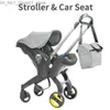 Poussettes # Siège d'auto de poussette de bébé pour les landaus nouveau-nés Buggy infantile chariot de sécurité chariot léger 3 en 1 système de voyage L230625 Q231215