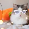 Dog Apparel Pet Sunglasses Colorful Retro Triangle Eyewear Costume Glasses Round Reflection Eye Wear For Cat Puppy Accessories