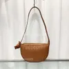 Weben Beliebte Designer Wintertasche Unterarm Schulter Frauen Herbst Geldbörse Neue Taschen Vielseitiges Leder Vbottega Single 2023 Casual Mini Sunrise Handtasche T5AC