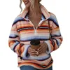 Jaquetas femininas 2024 primavera moda casual moletom confortável outono roupas cardigans para mulheres camisola de malha bonito suéteres listrados camisa 231214
