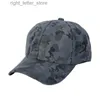 Top Caps Açık Spor Kampı Avcılık Erkekler Camo Beyzbol Kapağı Snapback Hat Koyu Yeşil Kahverengi Gri Siyah Kırmızı YQ231214