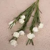 Decorative Flowers 1Pcs Simulation Rose Flower Home Office Desk Arrangement Accessories Wedding Party Decor Supplies Pography Props