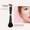 Makeup Brushes 4 in 1 Brush Set Cacheer for Foundation Blusher Feed Shadow Double End Travel G0J9