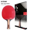 Bord Tennis Raquets Sanwei Taiji 7 8 9 Star Racket Professional Wood Carbon Offensive Ping Pong Sticky Rubber Quick Attack 231214