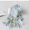 Foulards DANKEYISI mûrier longue écharpe femmes foulard en soie marque de luxe écharpe châle foulards en soie longs châles imprimés plage couvertures 231213