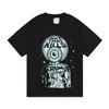 Designer Gallerie T-shirt T-shirts Casual Man Womens Tees Inchiostro dipinto a mano Lettere di graffiti sciolti Abiti a maniche rotonde corta Assumenti asiatici S-5xl