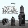 Väskor Hard Top Golf Aviation Travel Bag With Wheels Hardcase Foldbar With Support Rod Portable Golf Bag HKB001 231213