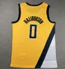 #0 Tyrese Haliburton Men Youth Kids Basketball Jerseys Pacer 23 24 Indianas New City Jersey Wear Vest