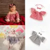 Keepsakes Baby Girl Clothes born Pography Prop Dress Strapless Shoulder Flower Lace Skirt Outfit Infant Po Shoot Suit Accessories 231213