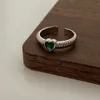 Anéis de casamento Anel de amor de zircão simples personalizado adequado para mulheres com abertura ajustável 231213