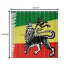 Shower Curtains Rasta Flag Painted On Wooden Bathroom Set The Lion Of Judah Wall Art Waterproof Curtain Toilet Er Mat Non Slip Rug D Dhpmb