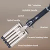 Curling Irons Ceramic Glaze 5 Barrel Hair Crimper Beach Waver Curling Iron Fast Heat Hår Curler Machine 5 Fat 13-16mm 231213