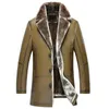 Męska futro sztuczna kurtka zimowa prawdziwa skóra dla mężczyzn 6xl Street Mens płaszcz Suszący aksamitne Rosy Trench Coats Streetwear 231213