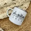 Tassen Finger Liebe Gesten Emaille Kaffeetasse Paar Zuhause Teetasse Liebhaber Geburtstagsgeschenk Milch