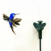 Plastic zonne -energie vliegende vlinder vogels zonnebloem tuindecoraties ring ornament decor vlinders busmingbird yard decoratie grappig speelgoed ccj2093