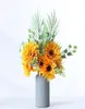 Ghirlande di fiori decorativi 1 bouquet Fiore artificiale di seta finta fai da te Facile da mantenere Tagliato delicatamente Matrimonio finto per la casa5417777