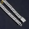 Hiphop sieraden mode stokbrood Moissanite Pass diamant tester Moissanite ketting ijskoud Moissanite Cuban Link Chain