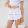 Catsuit trajes moda top olhar mulheres cintura alta correndo shorts treino atlético de secagem rápida com forro de malha bolsos de zíper drop dhsne